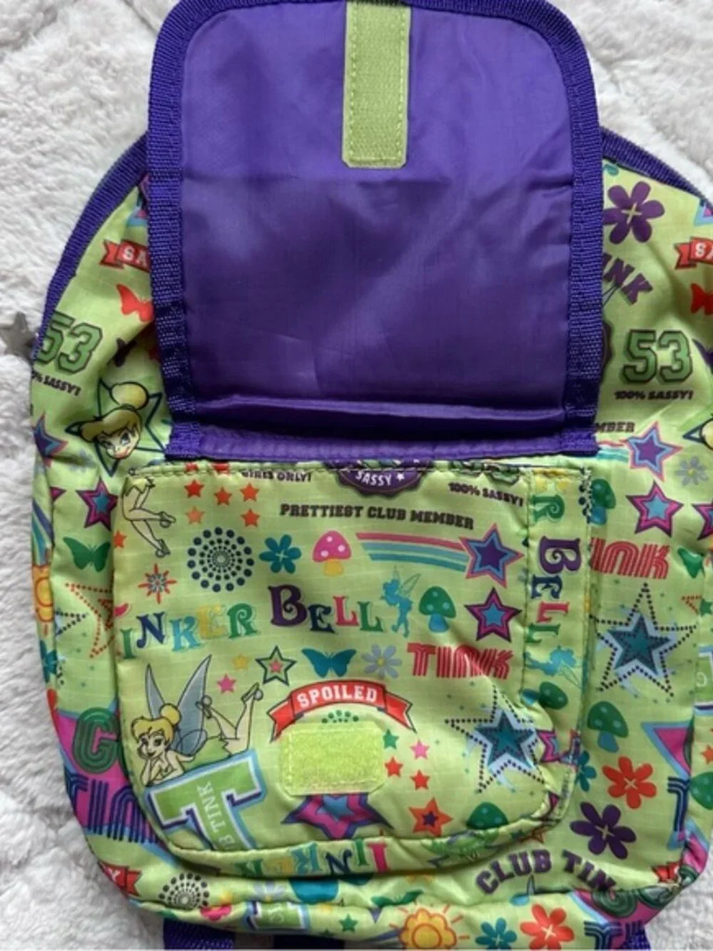 Disneyland Resort | Vintage Green Tinkerbell Mini Backpack